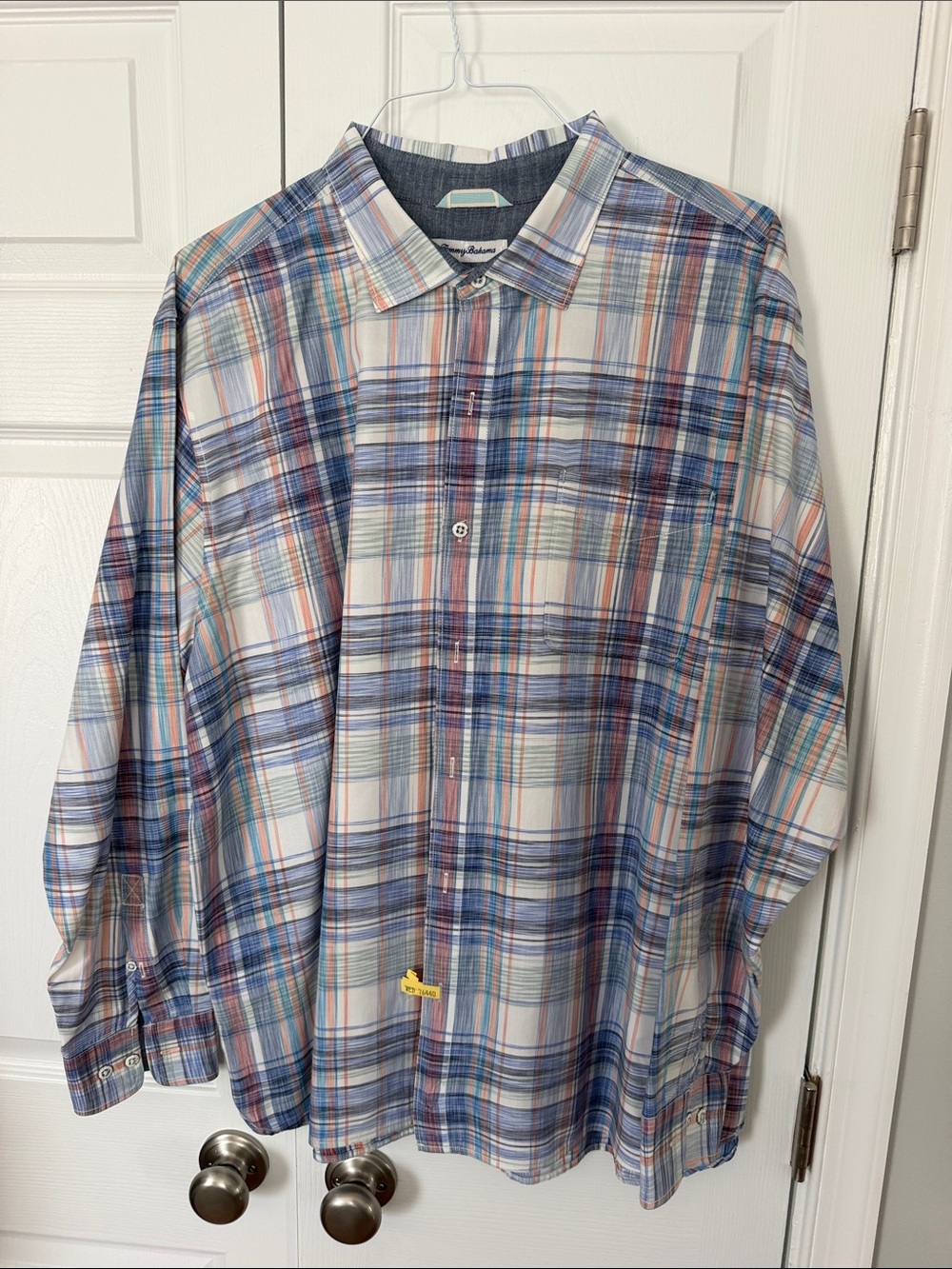 Tommy Bahama Men's Multi-Color Plaid Button-Down Shirt